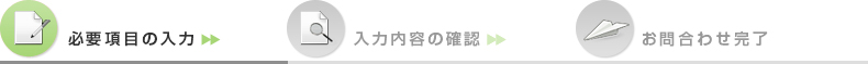 必要項目の入力