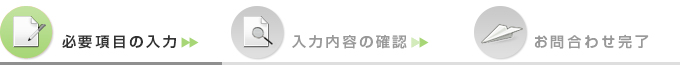 必要項目の入力
